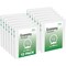 Office Essentials Economy View 3 Ring Binders, 0.5" Round Rings, 0.7" Spine, 100-Sheet Capacity, White Binders (12-Pack of 03422)